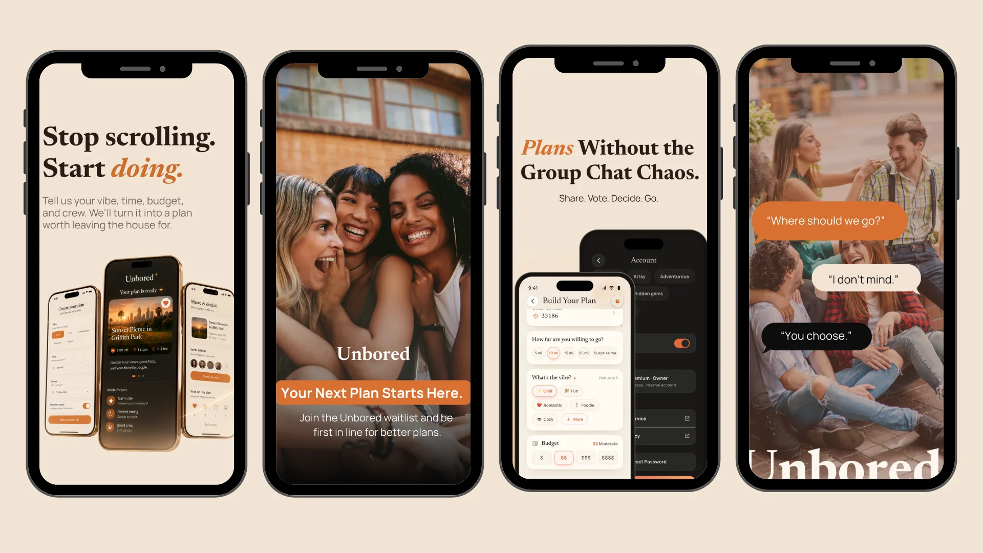 Unbored app stories: Stop scrolling, start doing, and plans without the group chat chaos