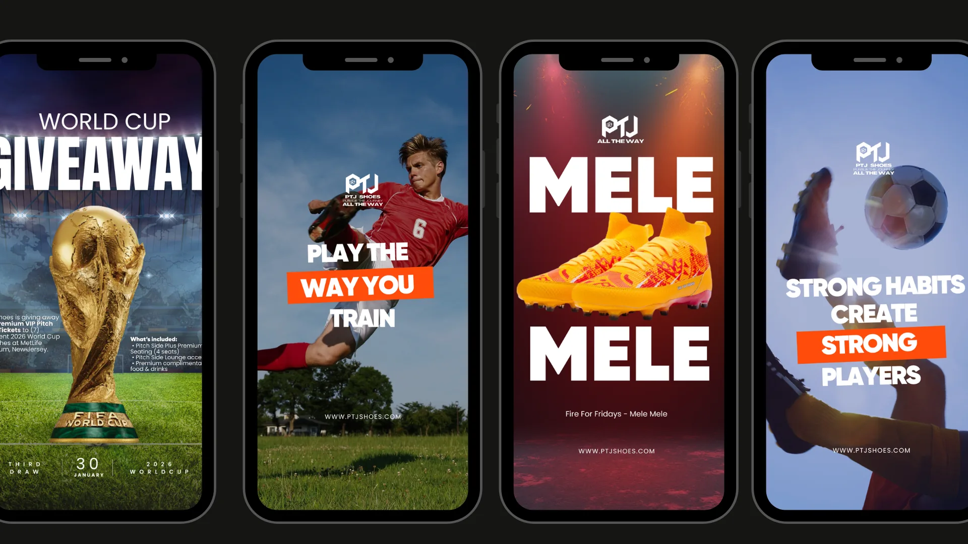 PTJ stories: World Cup giveaway, play the way you train, Mele Mele and strong habits create strong players